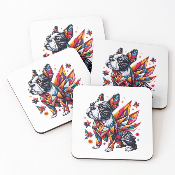 Item preview, Boston Terrier t-shirt origami funny cute designed and sold by PrintyArts.