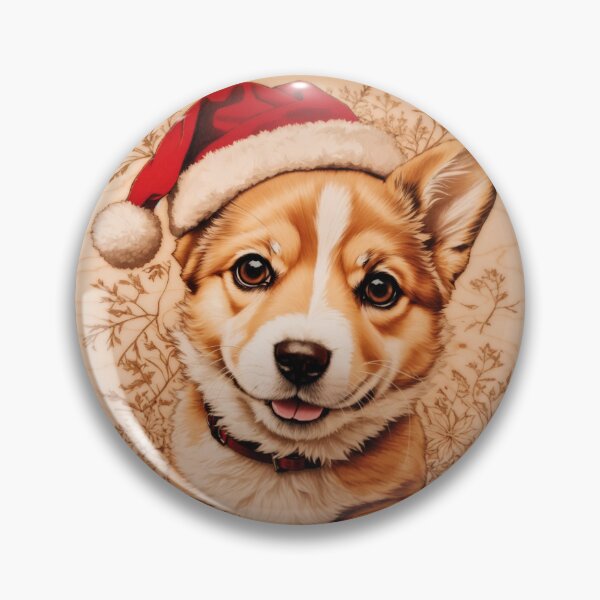 Item preview, Christmas with Pembroke Welsh Corgi: The Charismatic Spirit of Wood (Pyro Pets Art - 194) designed and sold by pyropetsart.