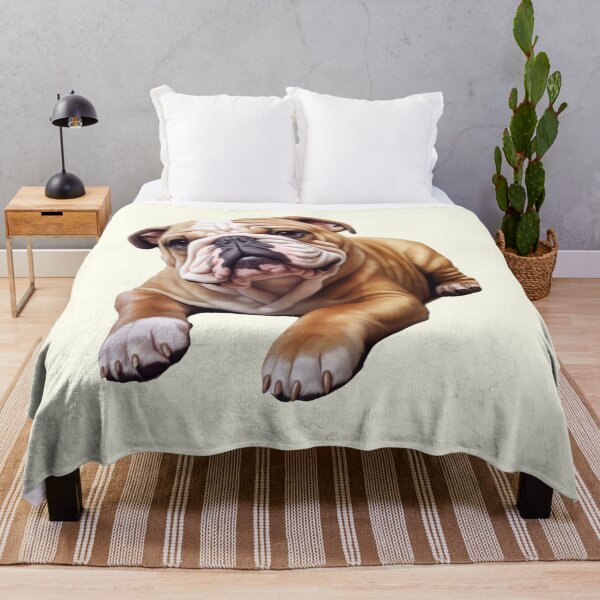 Item preview, Cuddly English Bulldog Cub - Sweet Wrinkled Puppy Art designed and sold by solrevolver.