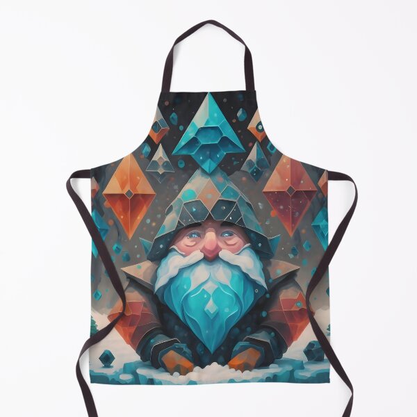 Item preview, Magical Abstract Winter Geometric Gnome designed and sold by DragonRealms.