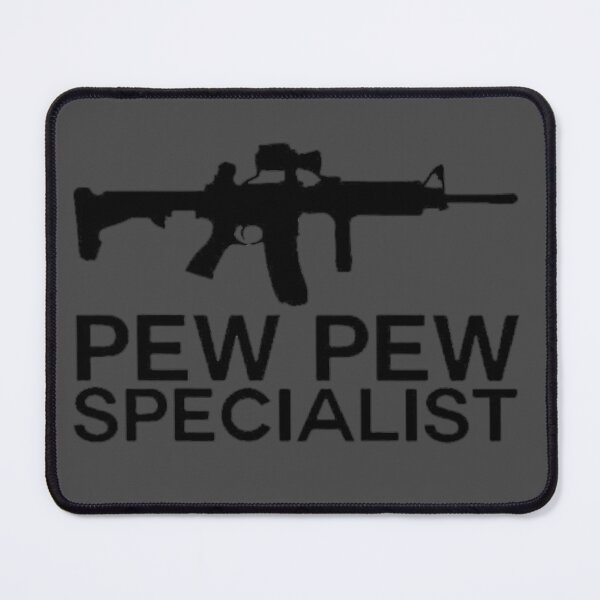 Item preview, PEW PEW SPECIALIST (BLACK) designed and sold by RENAGADE4LYF.