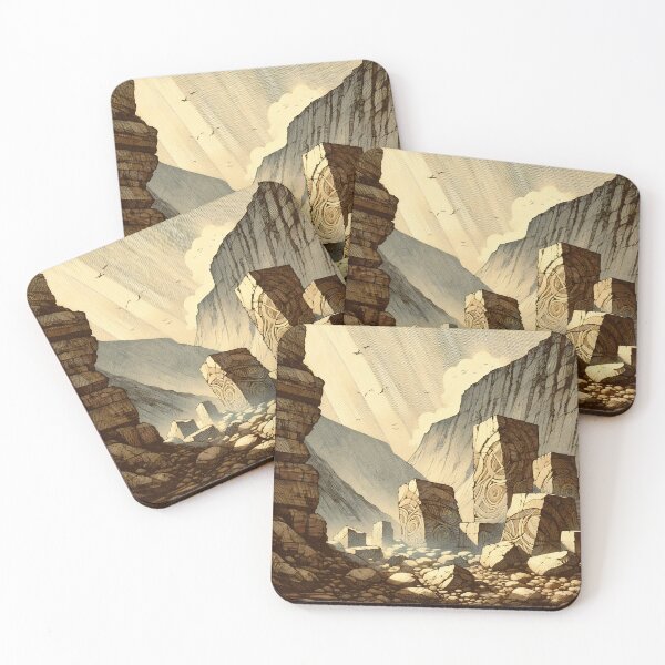 Item preview, Whispers of the Ancient Stone Carvings designed and sold by PictorialWhimsy.