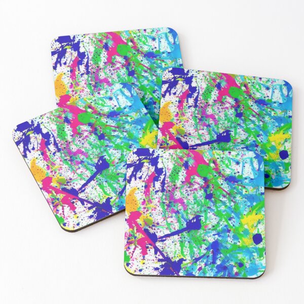 Item preview, Abstract Colorful Paint Splatter designed and sold by calibrit.