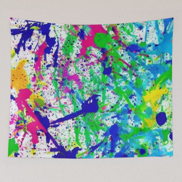 Item preview, Abstract Colorful Paint Splatter designed and sold by calibrit.