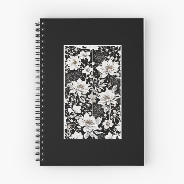 Item preview, Elegant flowers on white designed and sold by PreetyYO.