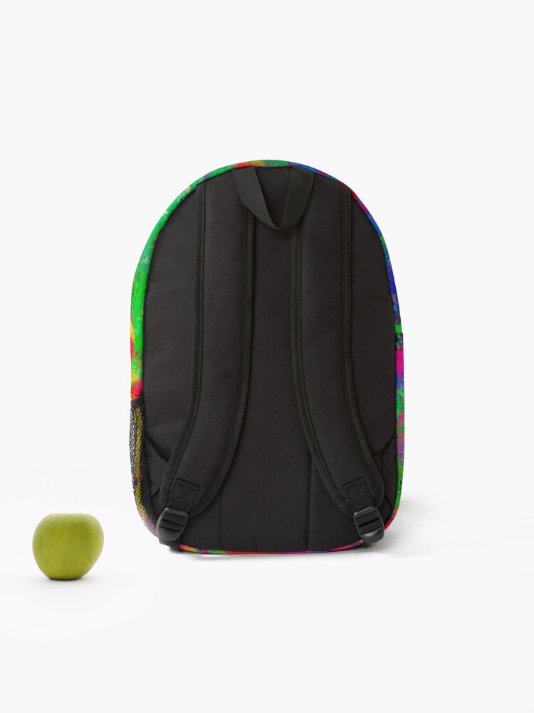 Thumbnail 2 of 3, Backpack, Abstract Colorful Paint Splatter designed and sold by calibrit.