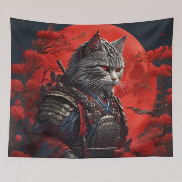 Item preview, Samurai Cat designed and sold by Angelle55.