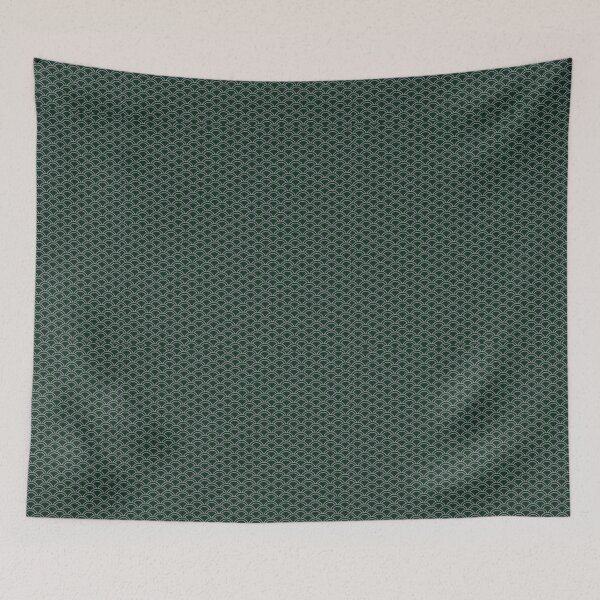 Item preview, Simple Dark Green Double Scale Pattern designed and sold by UniqueBoutique4.