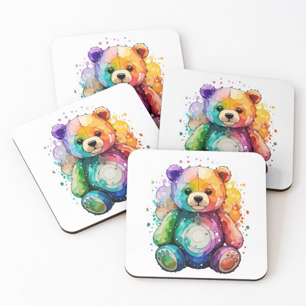 Item preview, teddy bear colorful designed and sold by jinmommyonline.