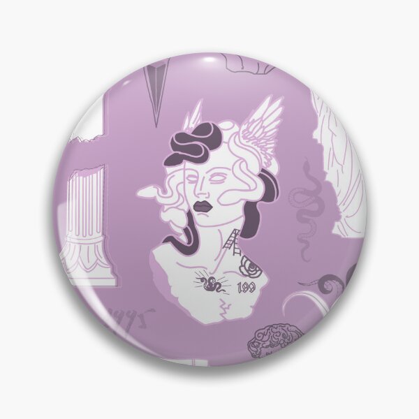 Item preview, medusa ancient greece aesthetic purple  designed and sold by Gossip Rag.
