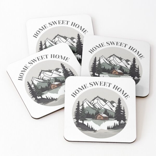 Item preview, Home, Sweet Home, cabin in the woods designed and sold by TouchofAlaska.