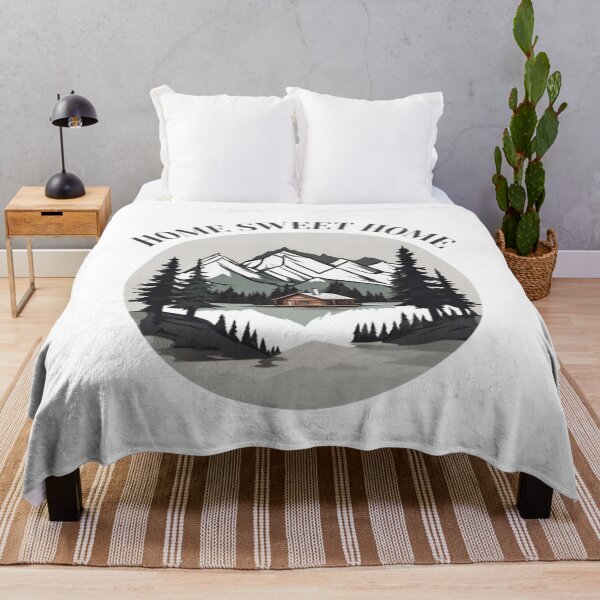 Item preview, Home, Sweet Home, cabin in the woods designed and sold by TouchofAlaska.