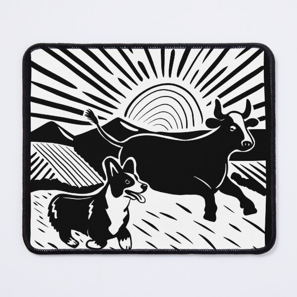 Item preview, Pembroke Welsh Corgi Stamp Art designed and sold by BrinaDraws.