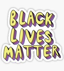 Pegatina Las vidas negras importan