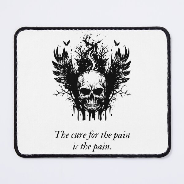 Item preview, Life quote - Skulls - Pain designed and sold by VictoryMoonX.