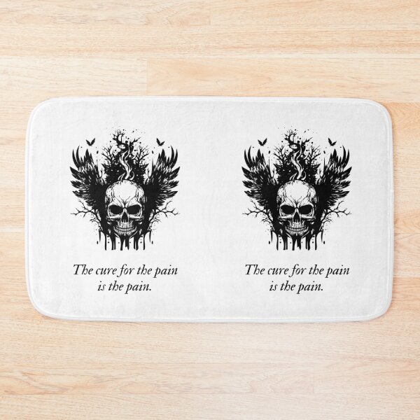 Item preview, Life quote - Skulls - Pain designed and sold by VictoryMoonX.