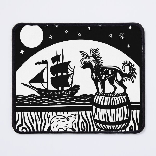 Item preview, Chinese Crested Stamp Art designed and sold by BrinaDraws.