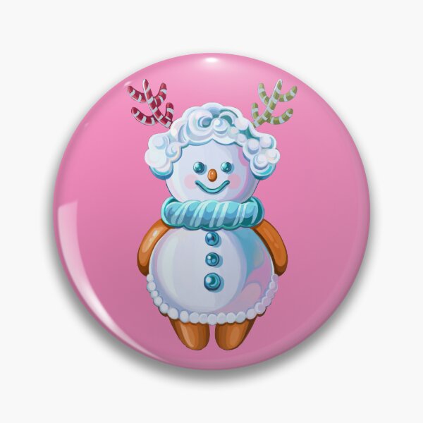 Item preview, Cute Snowy Frosting Ginger Bread Cookie Granny designed and sold by Savi Singh.