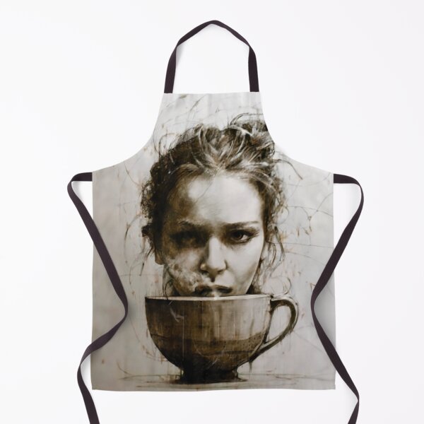 Item preview, Caffeine Whispers: Scribbly Sketch in the Style of Jeremy Mann designed and sold by pavelrmata.