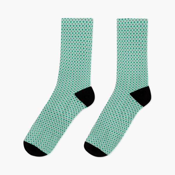 Item preview, Simple Mint Green & Green Diamond Abstract Pattern designed and sold by UniqueBoutique4.