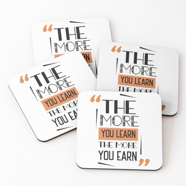 Item preview, the more you learn the more you earn designed and sold by abaazeem.