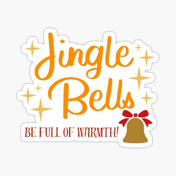 Jingle bells with red bow  Jingle bells, Christmas icons, Christmas  stickers