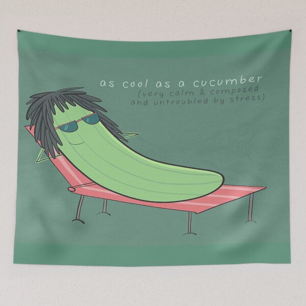 Item preview, This summer. Try to stay cool as a cucumber. designed and sold by ThundRDownunder.