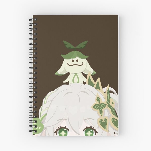 Item preview, Genshin Impact Nahida and an Aranara (brown background) designed and sold by ugh-lines.
