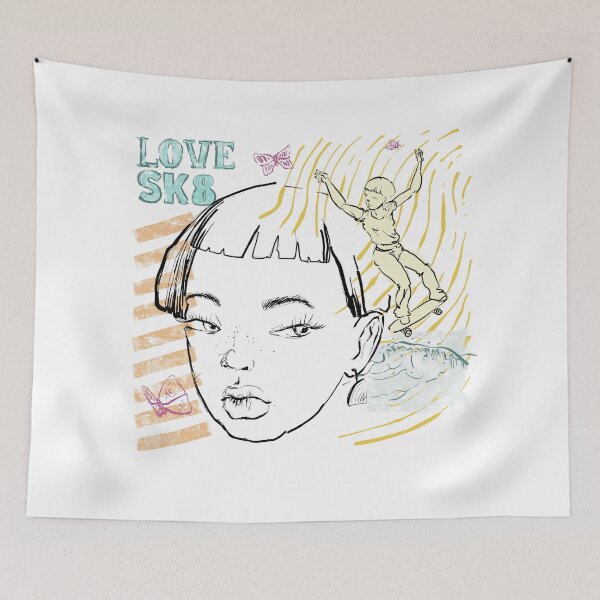 Item preview, love sk8 designed and sold by motylanoga.