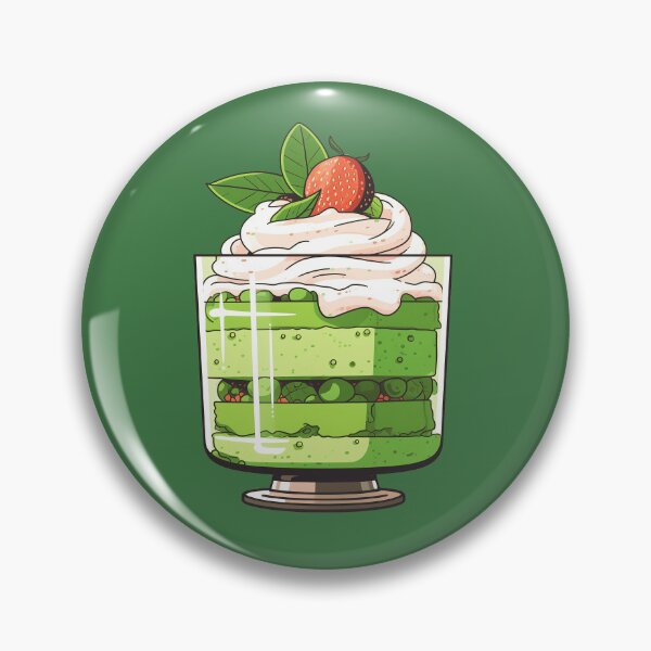 Item preview, Matcha Trifle - Food Series designed and sold by DayummnDesigns.