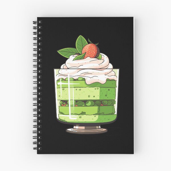 Item preview, Matcha Trifle - Food Series designed and sold by DayummnDesigns.