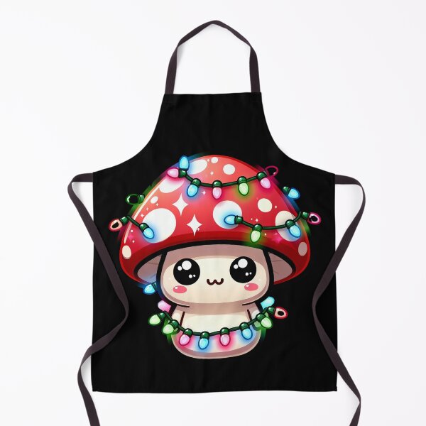 Item preview, A Kawaii Mushroom Wrapped in Christmas Lights designed and sold by SimplyLiss.