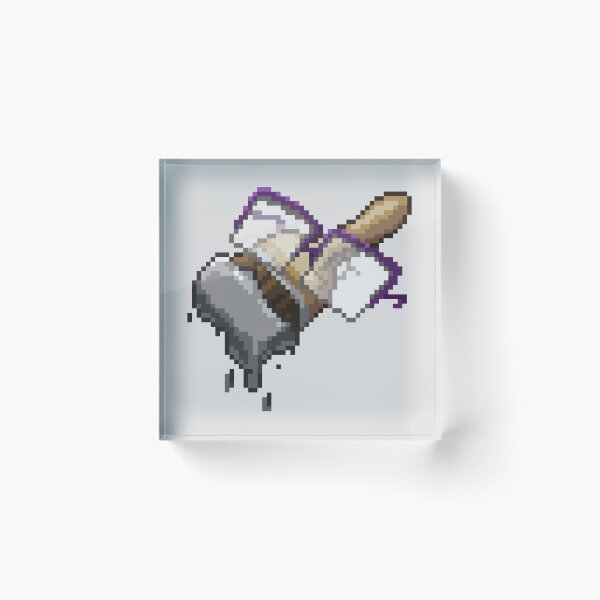 Item preview, Neopet Get Off My Lawn Paint Brush Pixel Art designed and sold by AyrosArts.
