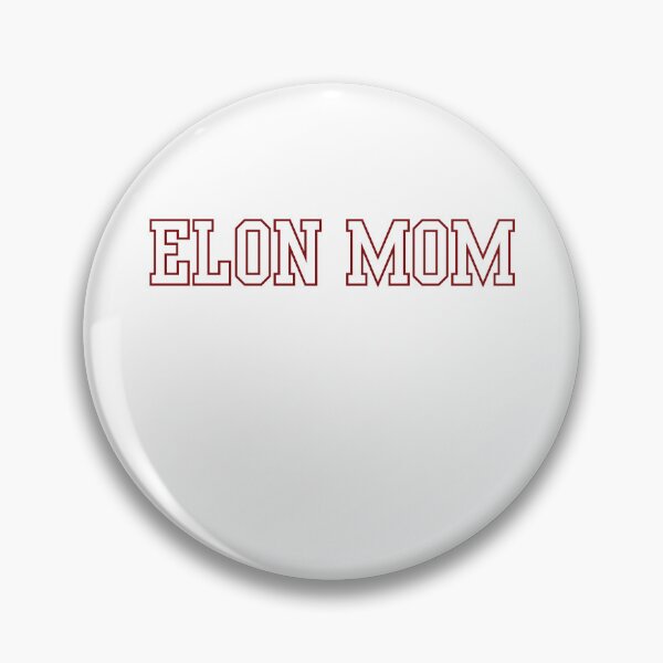Item preview, ELON MOM - RED AND WHITE - VARSITY LETTERING  designed and sold by jessicaleah15.