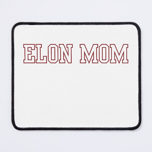 Item preview, ELON MOM - RED AND WHITE - VARSITY LETTERING designed and sold by jessicaleah15.