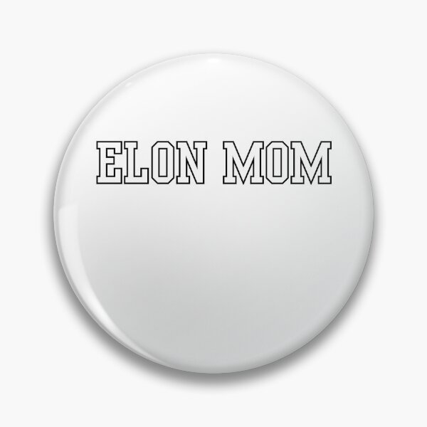 Item preview, ELON UNIVERSITY MOM - BLOCK BLACK AND WHITE - VARSITY RETRO  designed and sold by jessicaleah15.