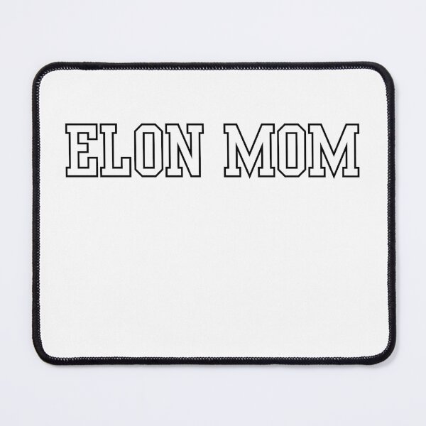 Item preview, ELON UNIVERSITY MOM - BLOCK BLACK AND WHITE - VARSITY RETRO designed and sold by jessicaleah15.