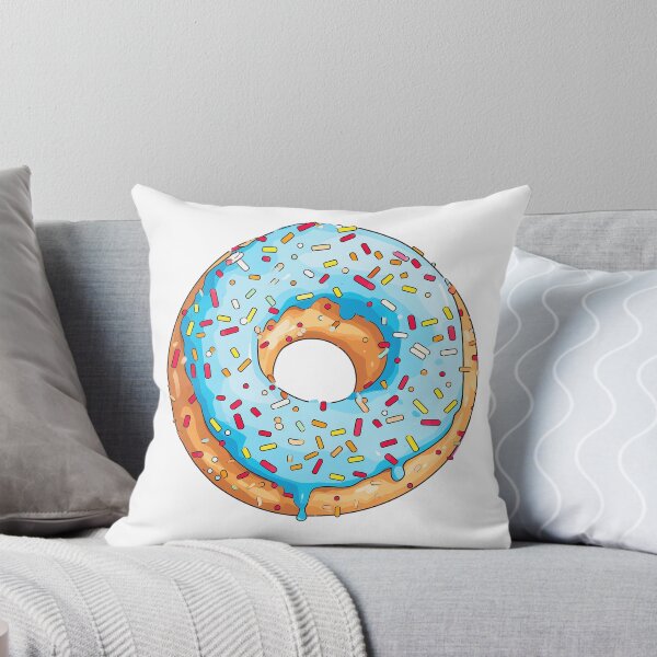 Item preview, Donut. Sprinkles. Blue Donut. Food Series designed and sold by DayummnDesigns.