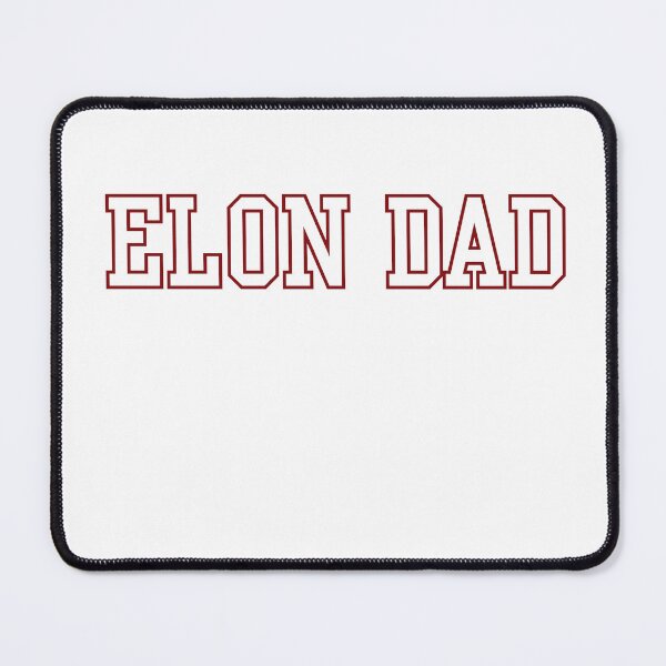 Item preview, ELON DAD - BLOCK RED AND WHITE - VARSITY RETRO designed and sold by jessicaleah15.
