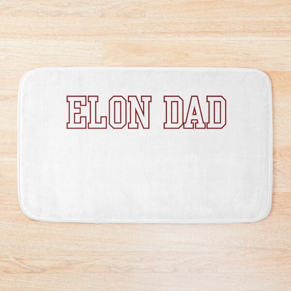 Item preview, ELON DAD - BLOCK RED AND WHITE - VARSITY RETRO  designed and sold by jessicaleah15.