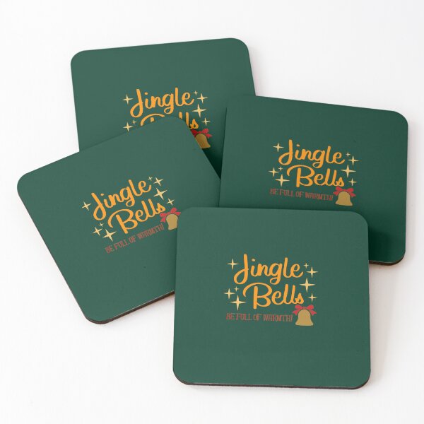 Item preview, Jingle Bell Be Full Of Warmth - funny christmas art print pattern design designed and sold by HoneyBlizz.