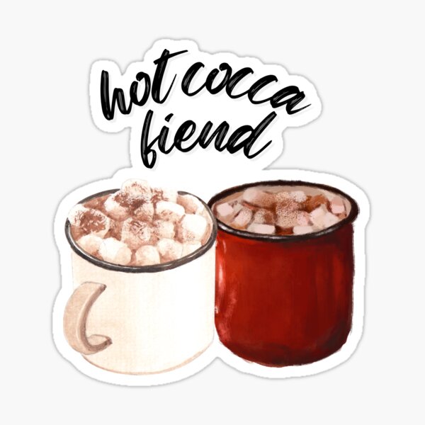 hot chocolate Sticker for Sale by cinnamonknot