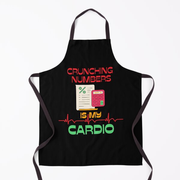Item preview, Funny Accountant Crunching Numbers Is My Cardio Accounting designed and sold by MagicSD Designs.