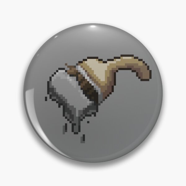Item preview, Neopet Grey Paint Brush Pixel Art designed and sold by AyrosArts.