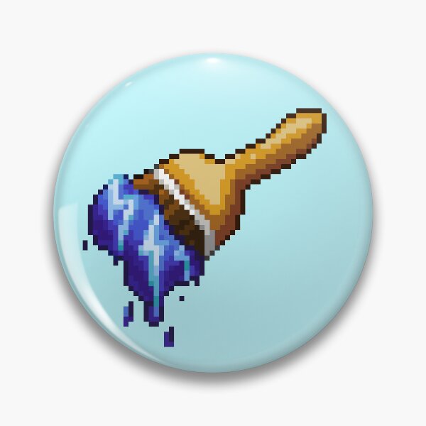 Item preview, Neopet Electric Blue Paint Brush Pixel Art designed and sold by AyrosArts.