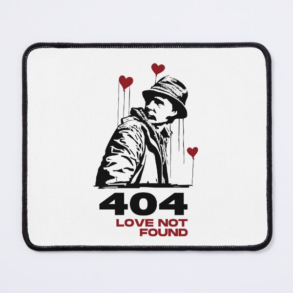 Item preview, 404 Love Not Found Stencil Graffiti Street Art designed and sold by collectees1.