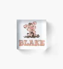 Blake Piggy Acrylic Block
