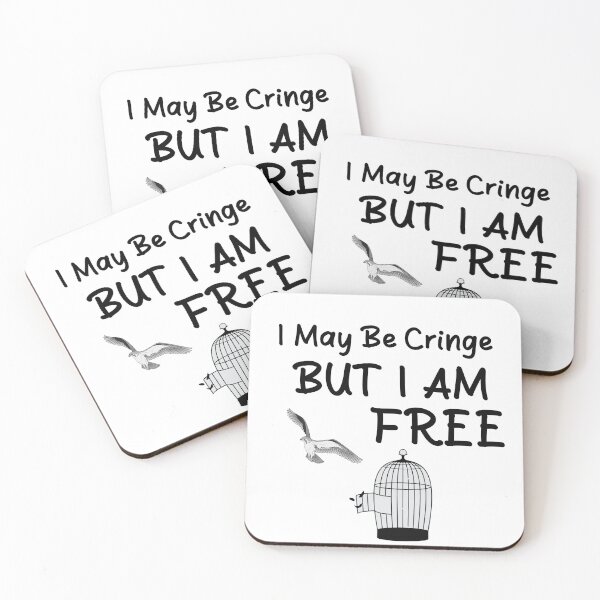 Item preview, I May Be Cringe, But I Am Free - Unique and Expressive Tee for Free Spirits designed and sold by HaHaArtwork.