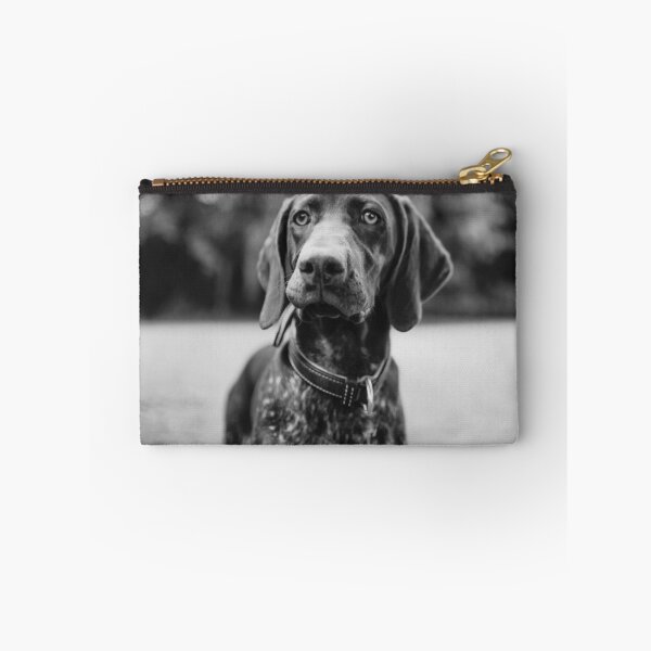 Item preview, Black and White German Shorthaired Pointer Photo designed and sold by TheAnimalZ00.