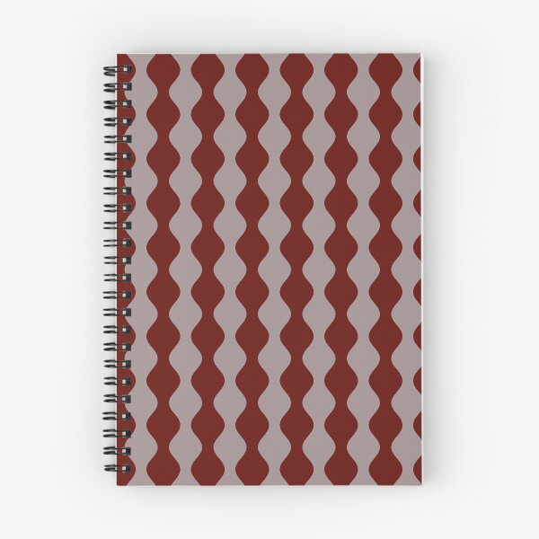 Item preview, Abstract Vertical Wave Pattern Dark Red and Beige  designed and sold by UniqueBoutique4.